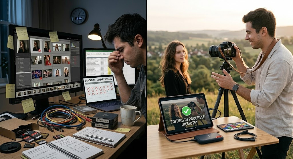 save time outsourcing photo editing workflow