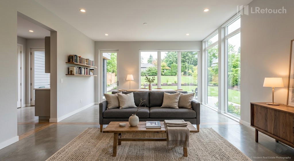 professional bright real estate photo final result