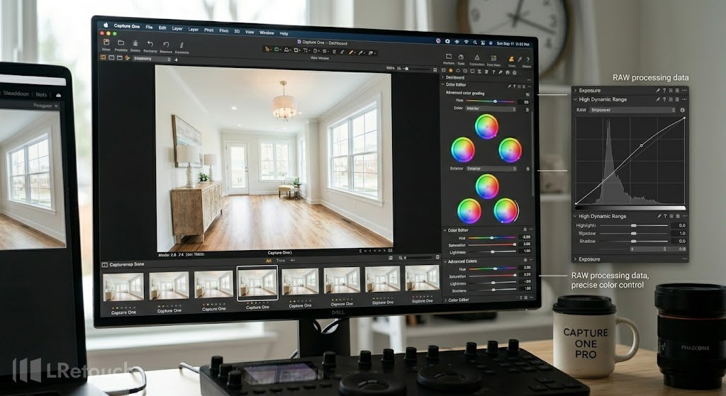 Capture One real estate photo editing software