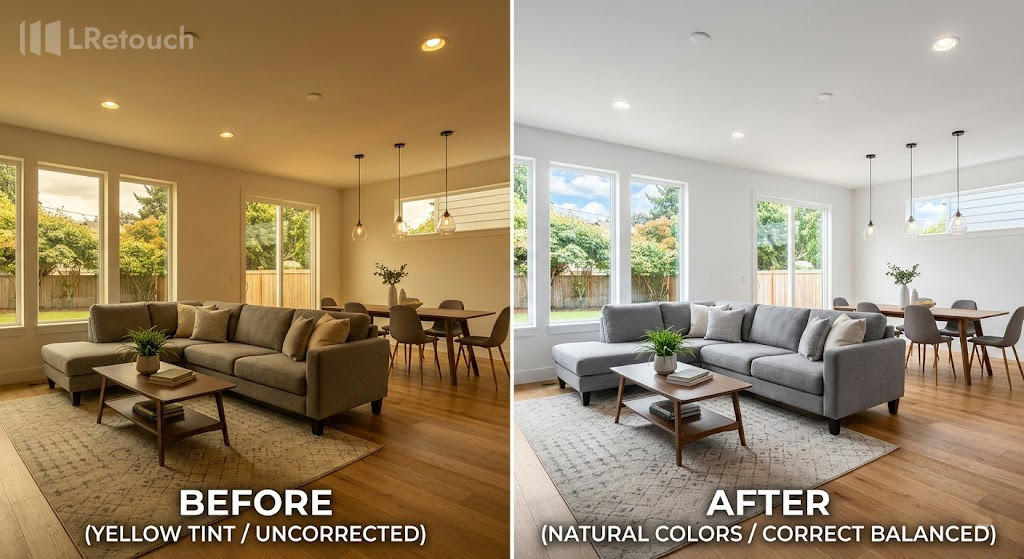 color correction real estate photos