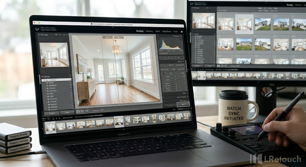 Lightroom real estate photo editing workflow