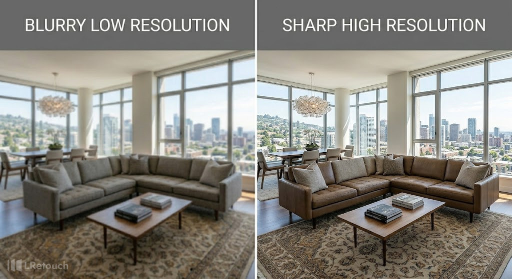 bad quality real estate photos