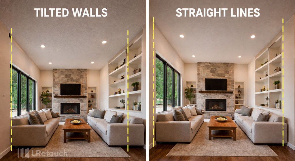 perspective correction real estate images