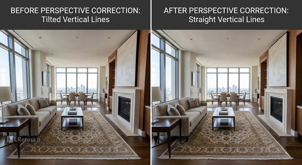 misaligned real estate images