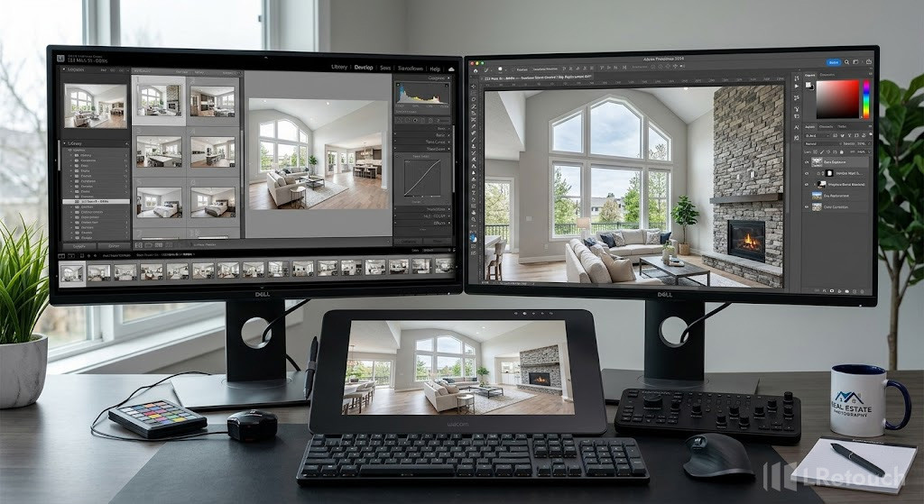 real estate photo editing tools workflow