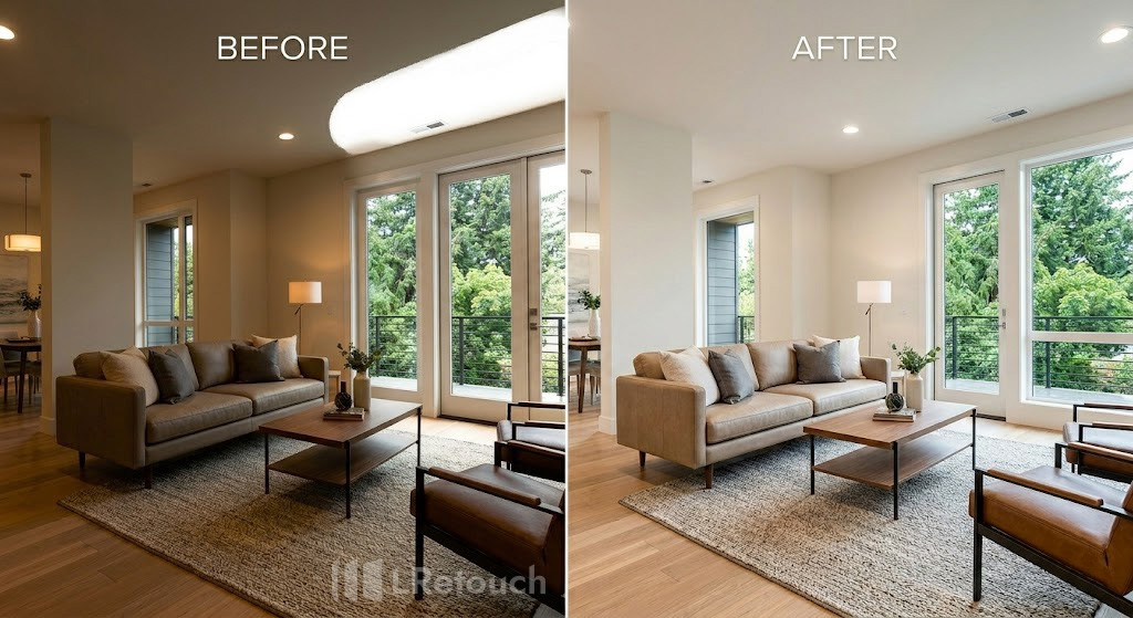 shadows highlights adjustment real estate photo