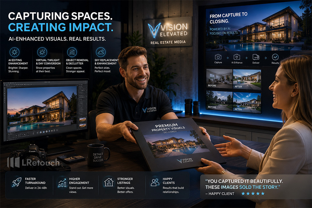 Modern real estate photography business in 2026