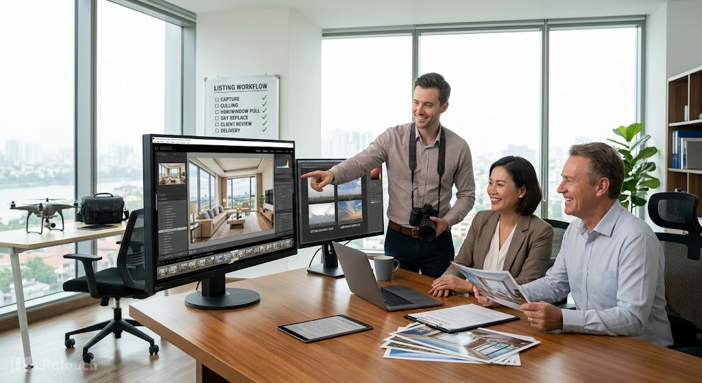 Successful real estate photography editing workflow