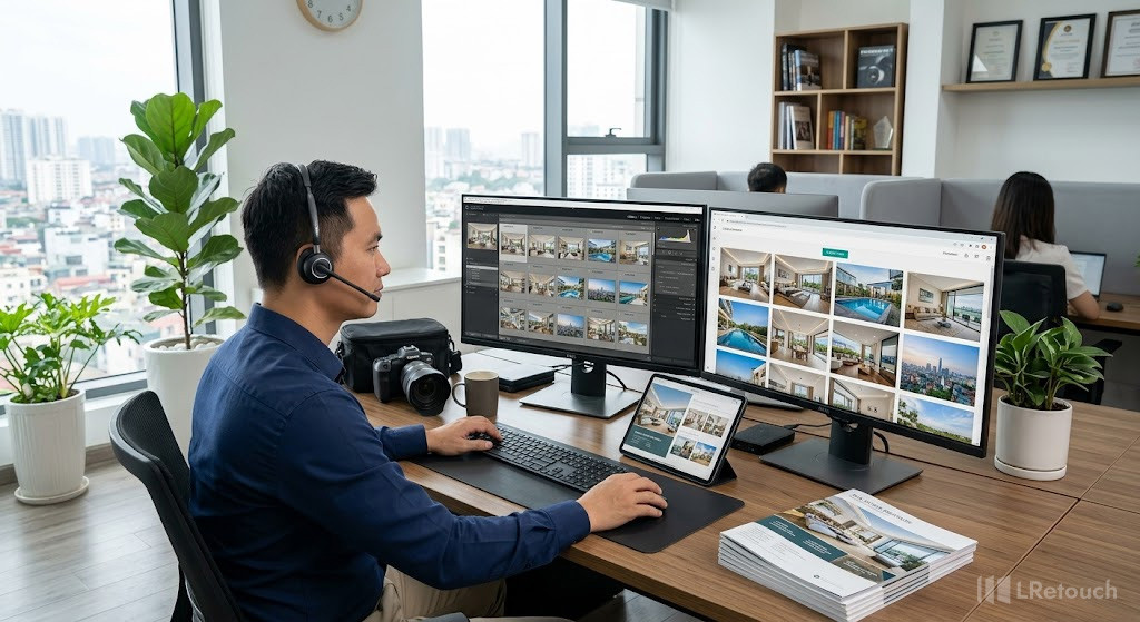 Exporting final real estate listing photos
