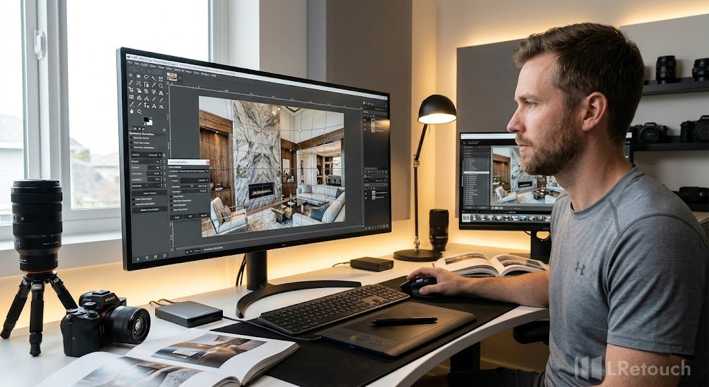 GIMP real estate photo editing software