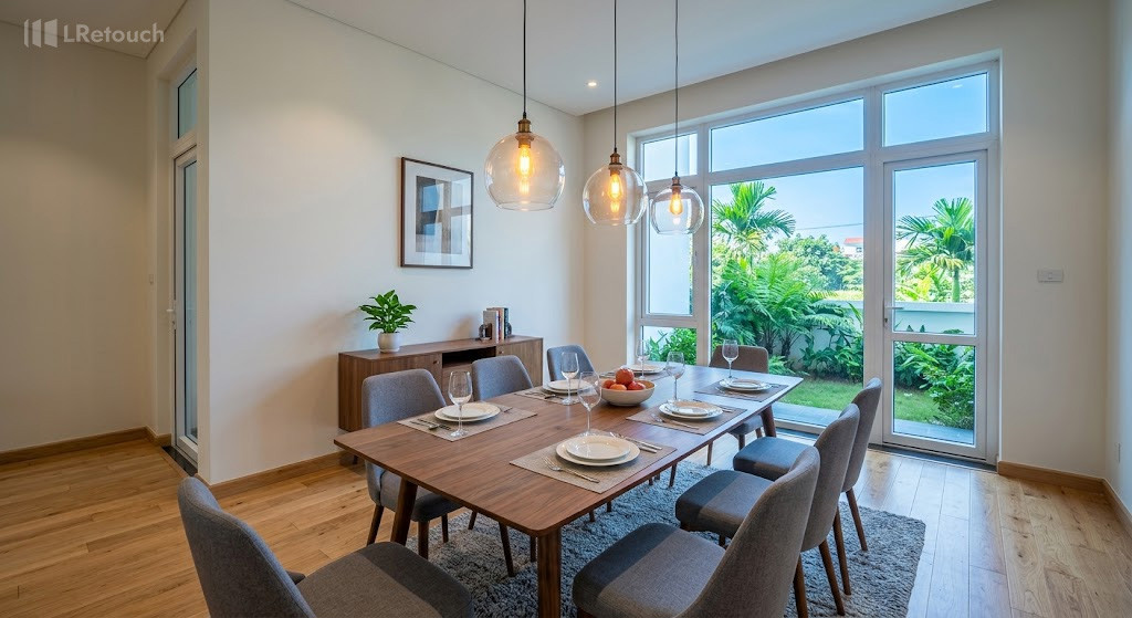 Color consistent real estate interior photo with optimized white balance.