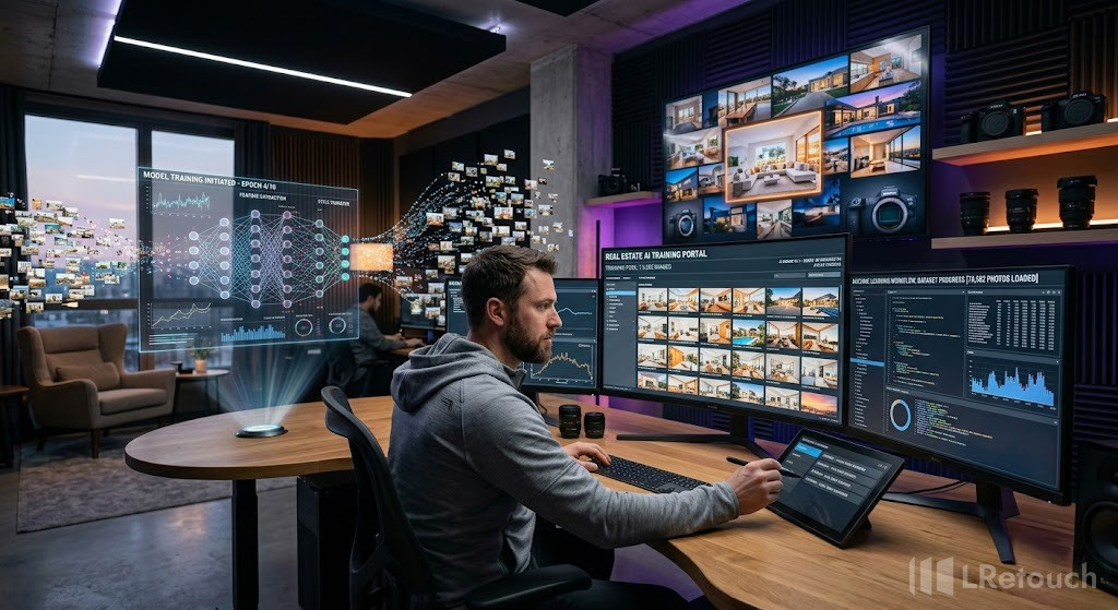 AI learning real estate editing style