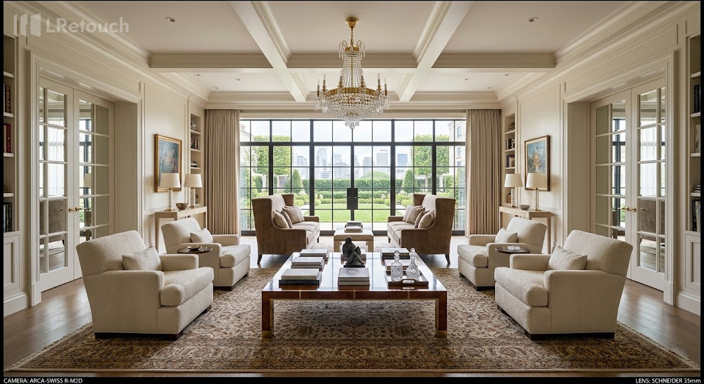 Real estate photo alignment and symmetry