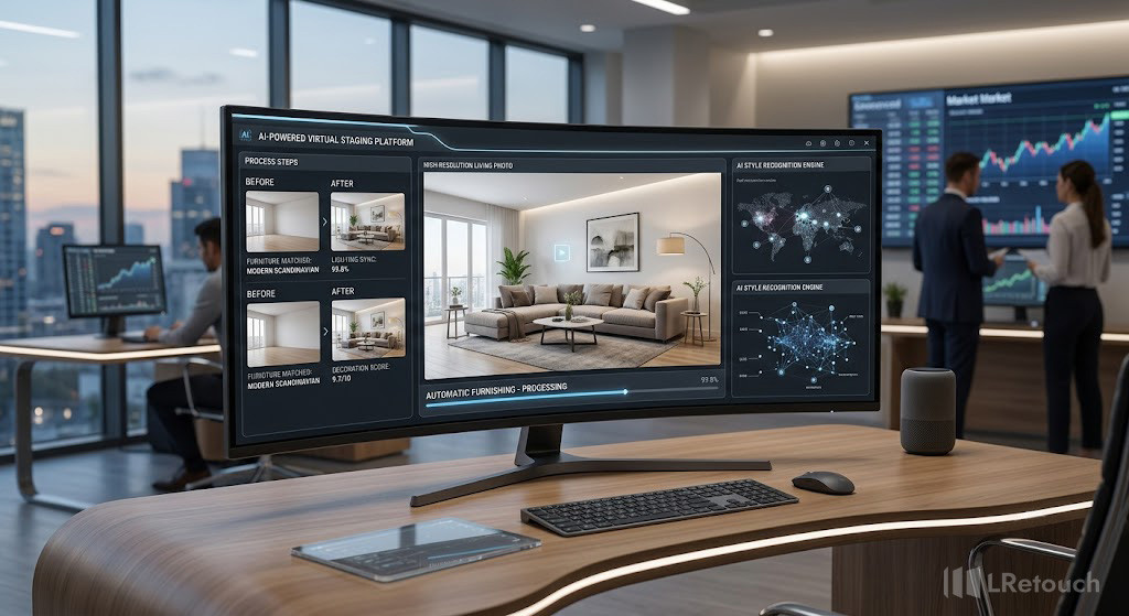 AI virtual staging software