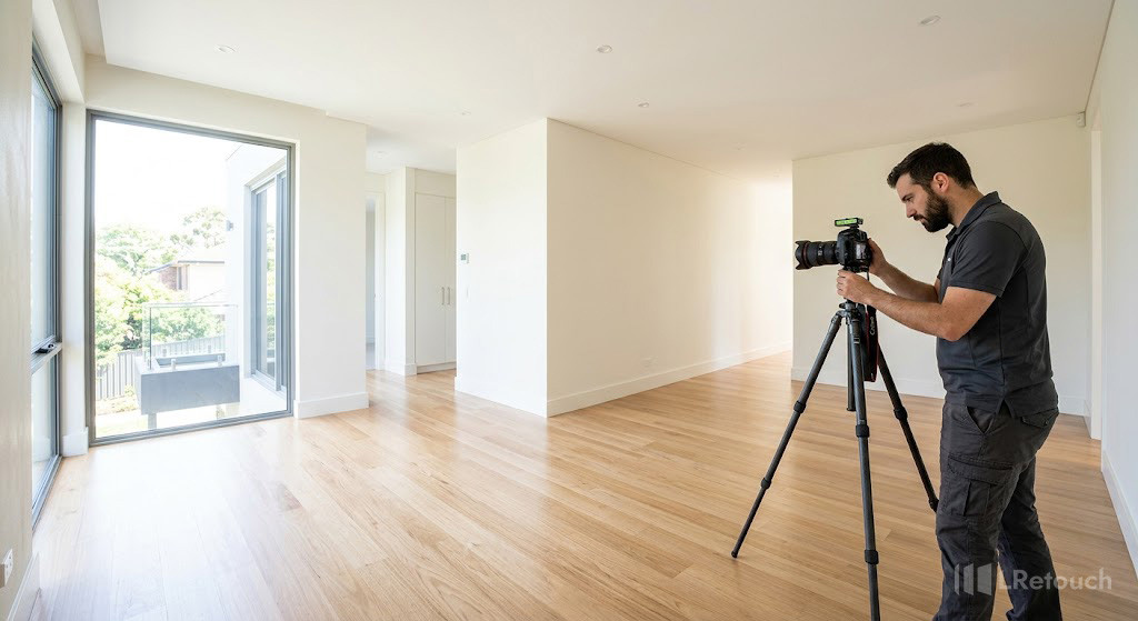 Capturing photos for virtual staging