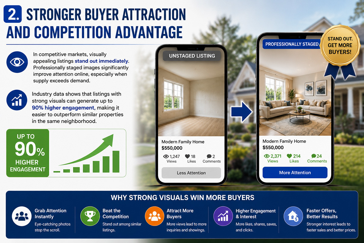 Stronger buyer attraction and competition advantage
