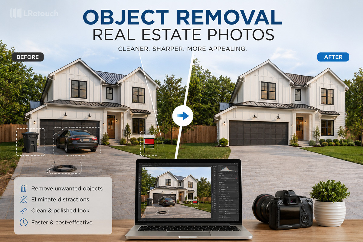What are object removal real estate photos?