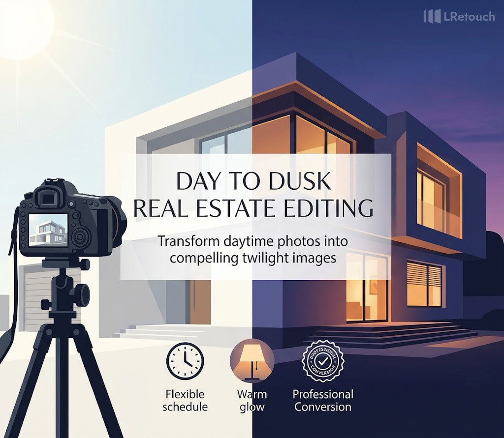 What is day to dusk real estate editing?