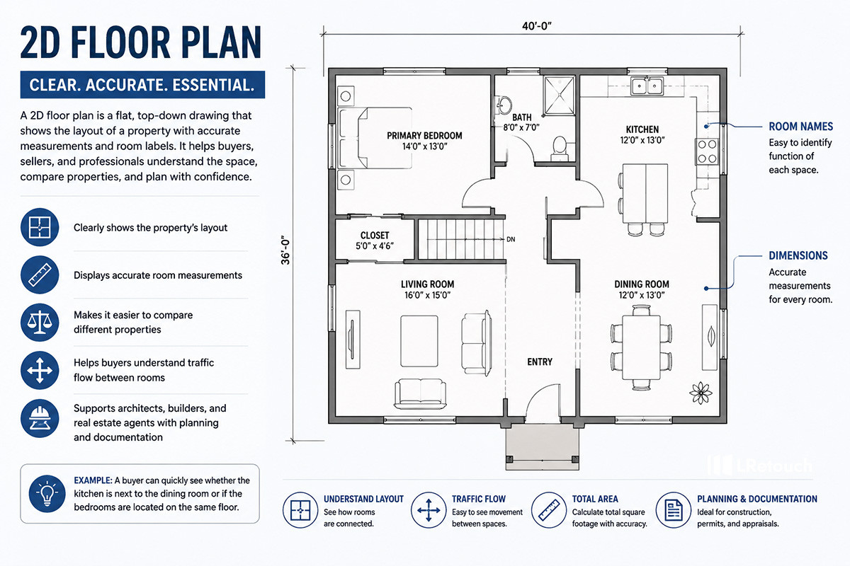 2D floor plan