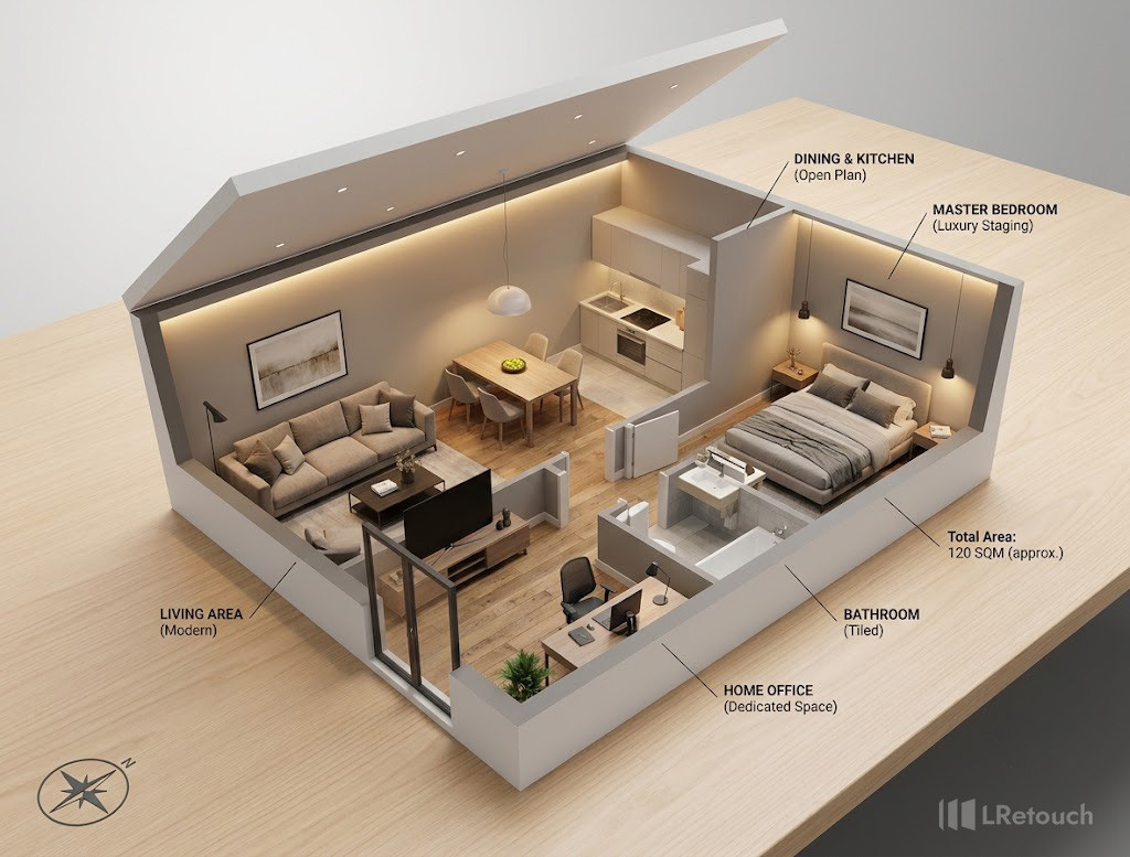 3D floor plan
