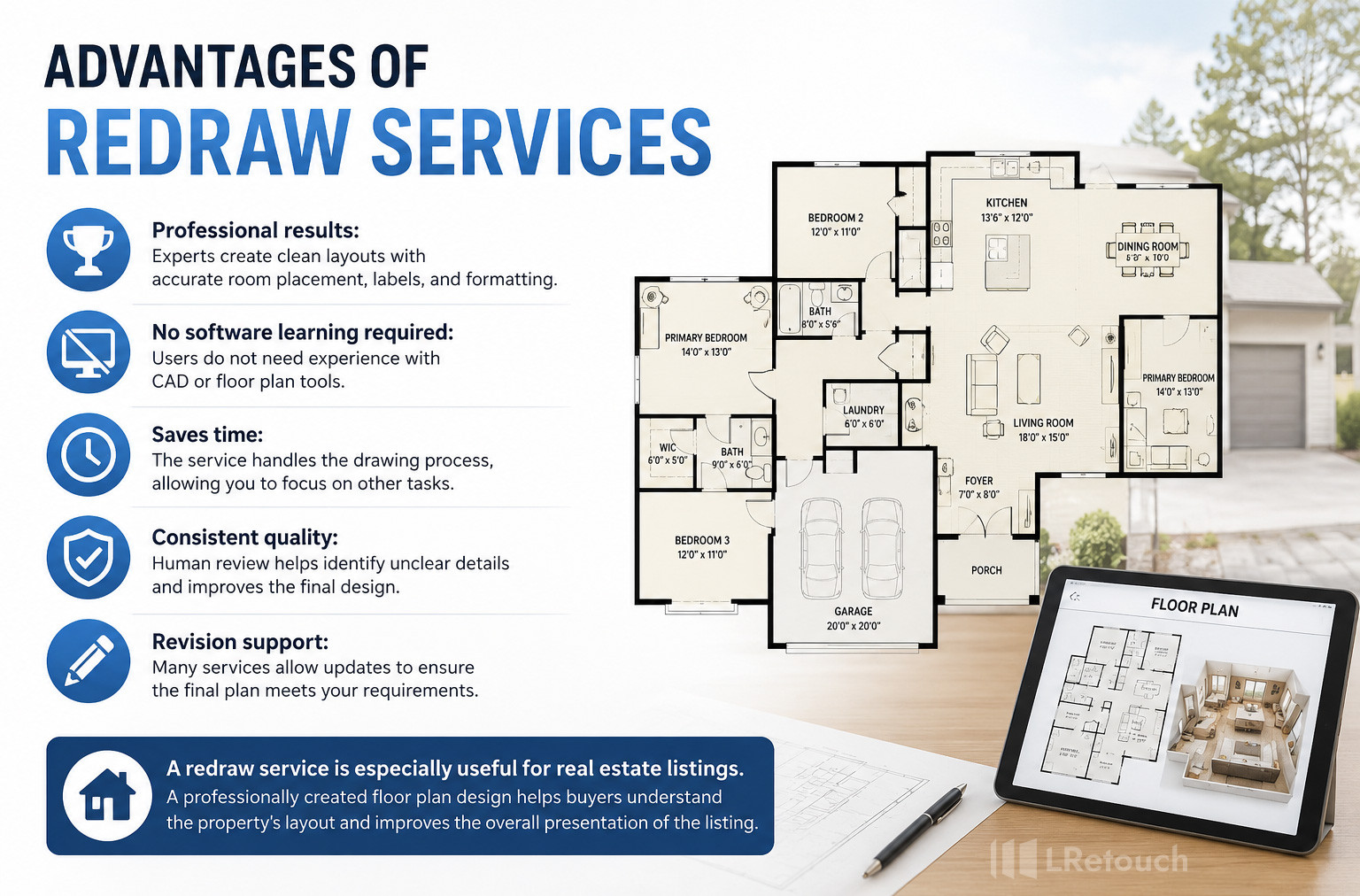 Advantages of redraw services