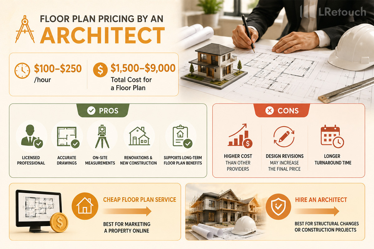 Floor plan pricing by an Architect