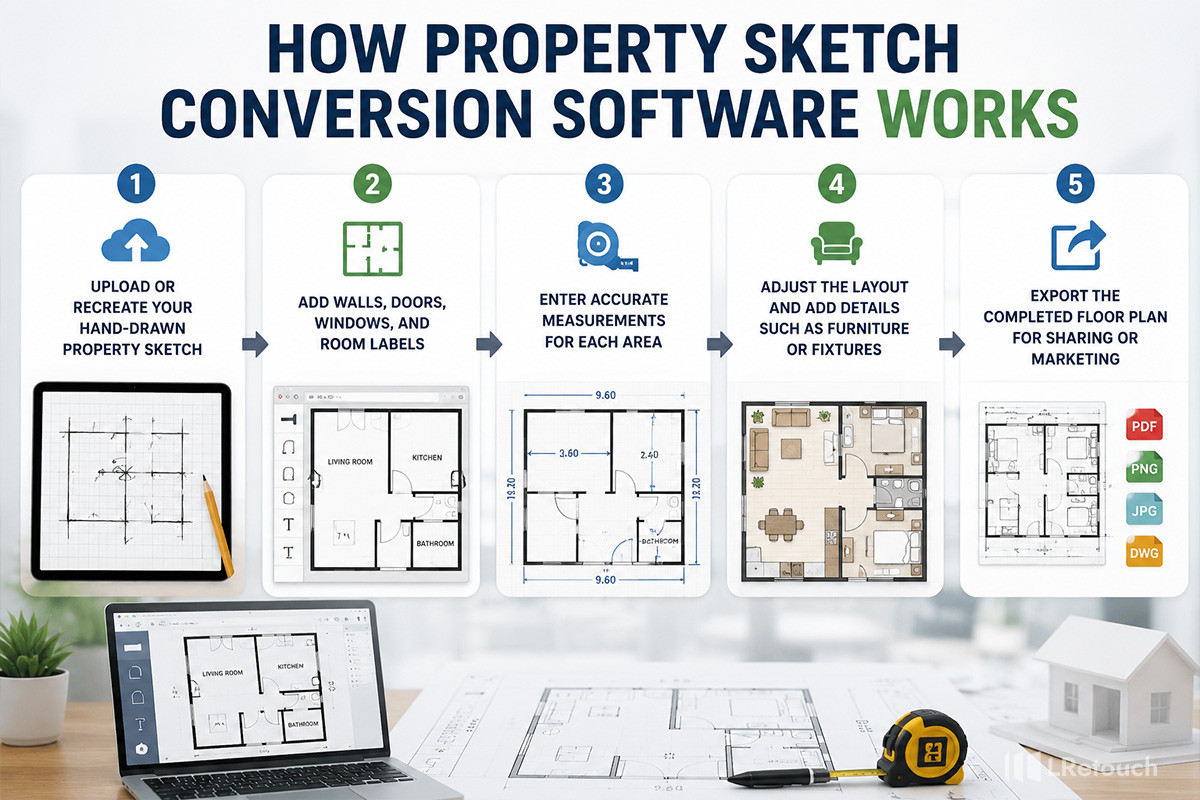 How property sketch conversion software works