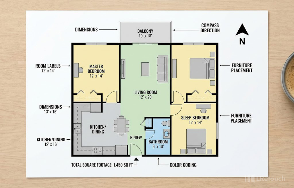 Listing floor plan