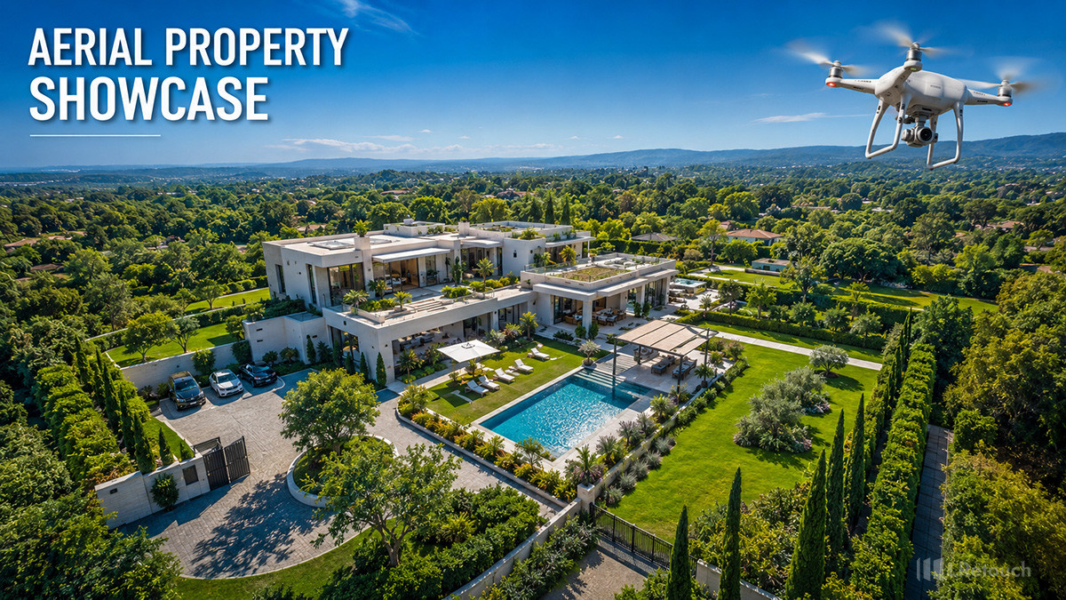 Showcases the Entire Property
