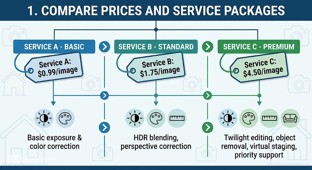 Compare Prices and Service Packages