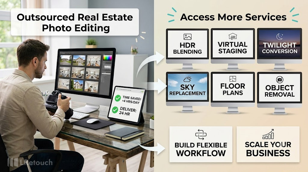 Outsource photo editing: PROS