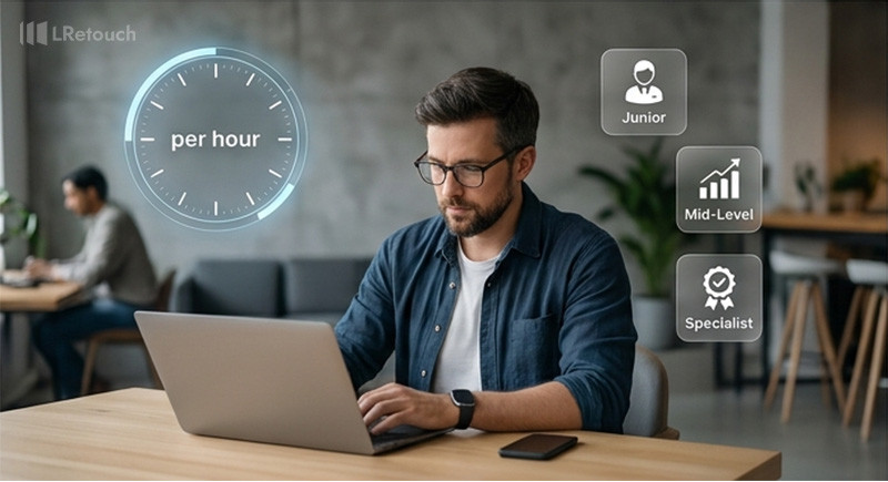 Photo editing cost 2026: Hourly freelance rates