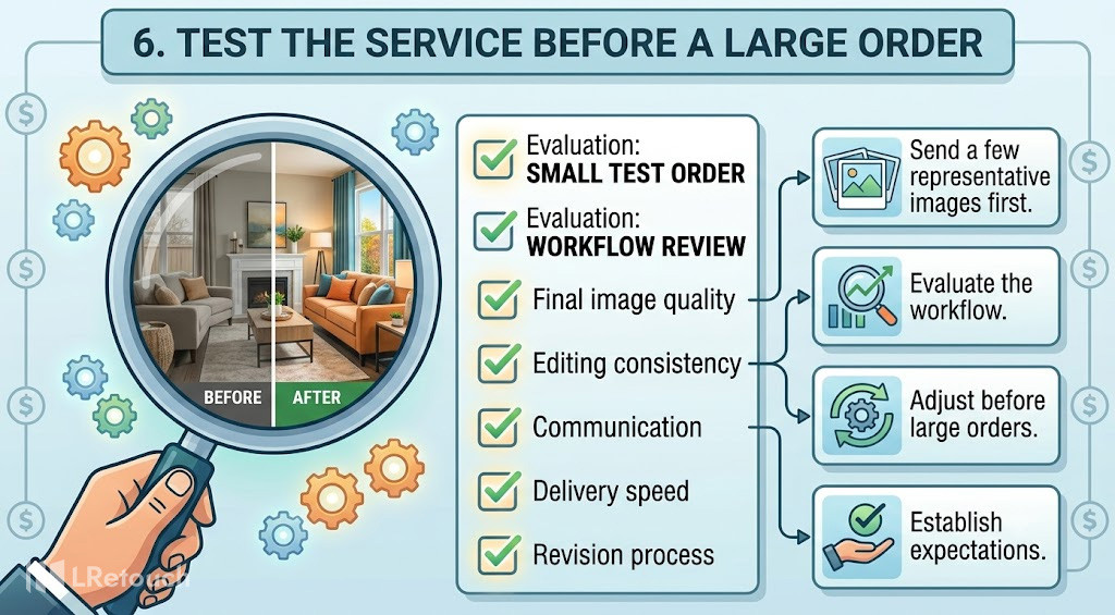 Test the Service Before a Large Order