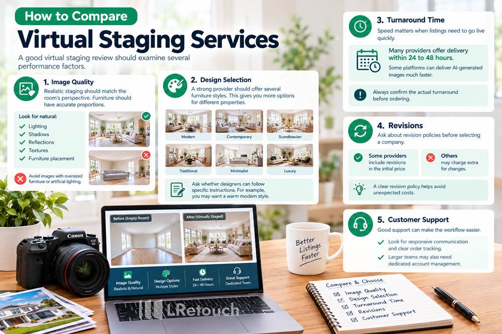 How to Compare Virtual Staging Services
