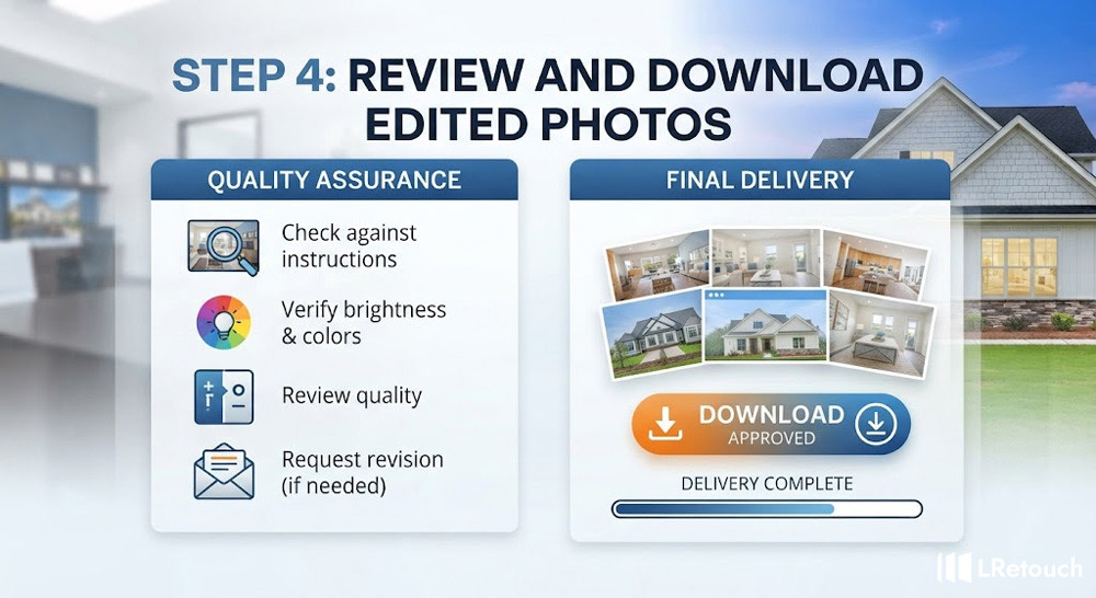 Step 4: Review and Download Edited Photos