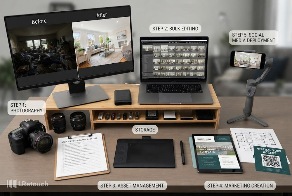 Building a Repeatable Photo Editing and Marketing Workflow