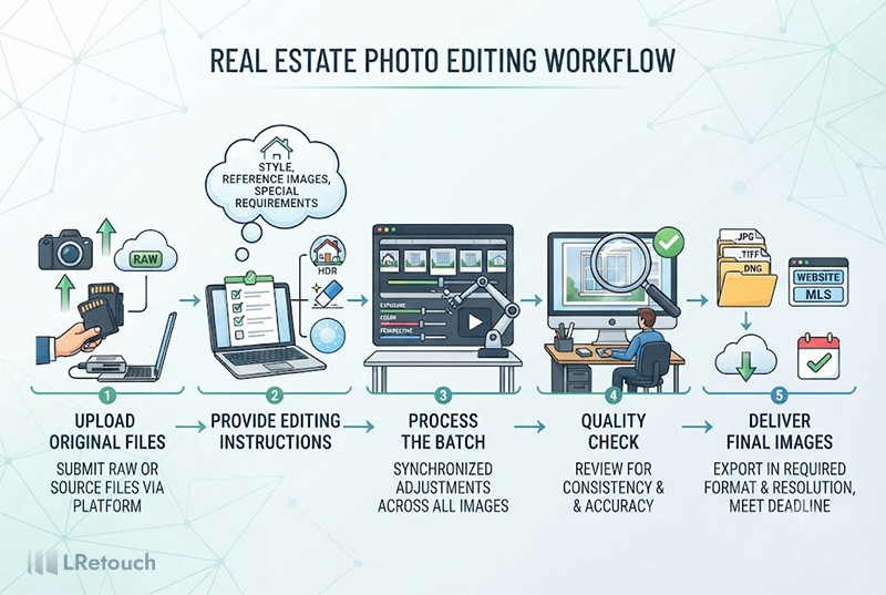 Real Estate Photo Editing Workflow